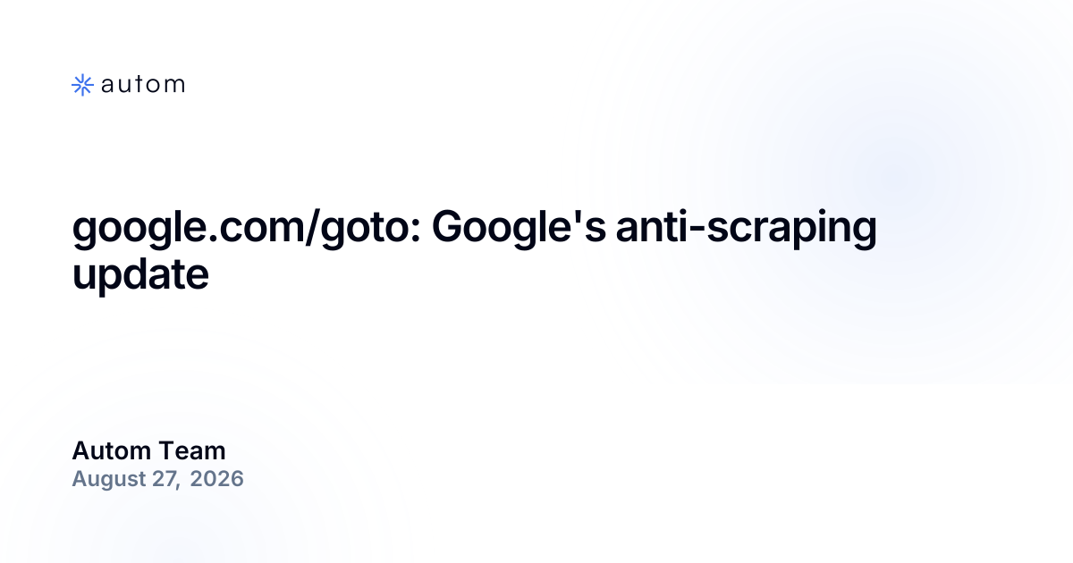google.com/goto: обновление Google против скрапинга